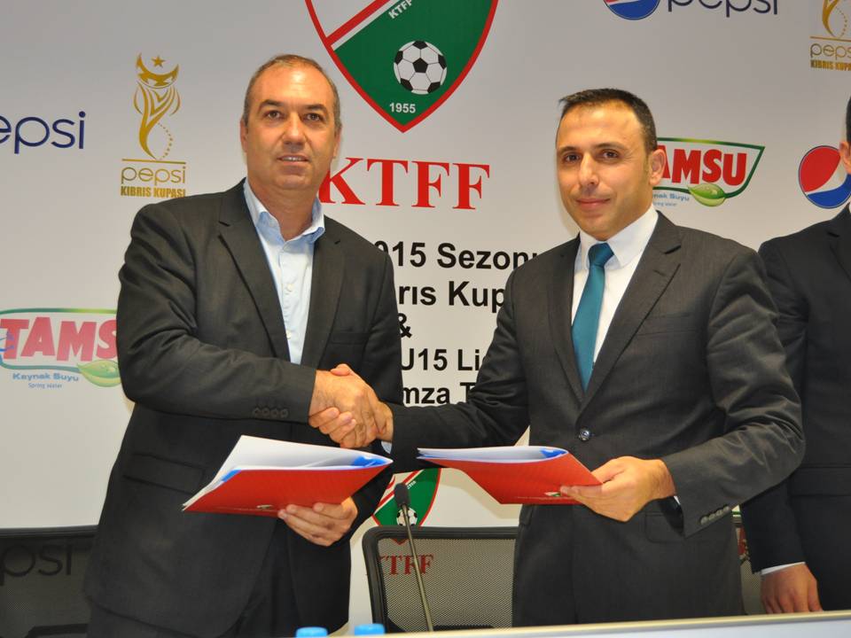 Pepsi Kıbrıs Kupası ve Tamsu U15 Ligi imza törenleri gerçekleştirildi
